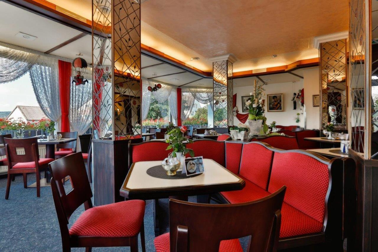 Themen Hotel Terrassen Cafe Bad Münder am Deister Exterior foto